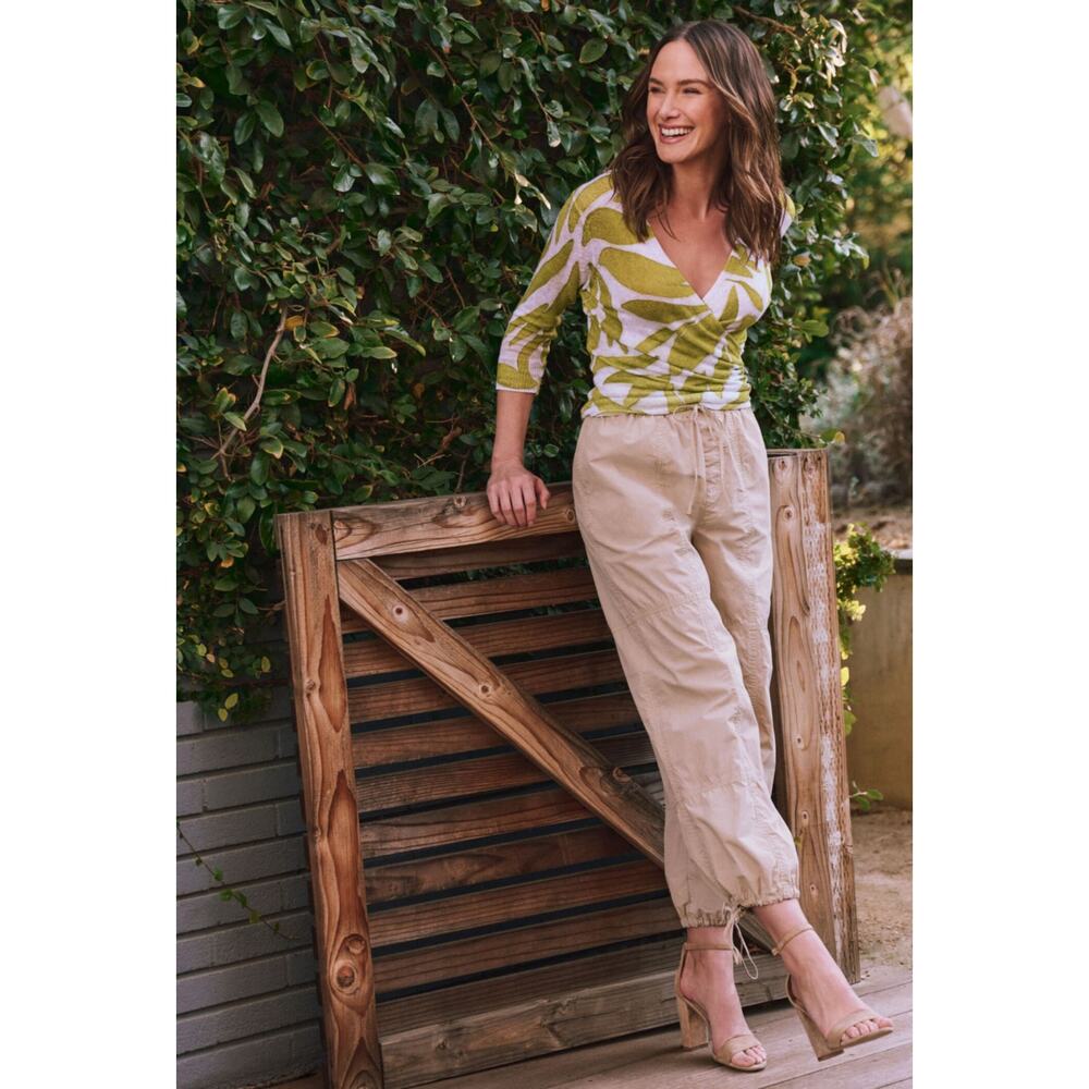 Nic &  Zoe POPLIN PARACHUTE ANKLE PANT NWT‎ SIZE 8